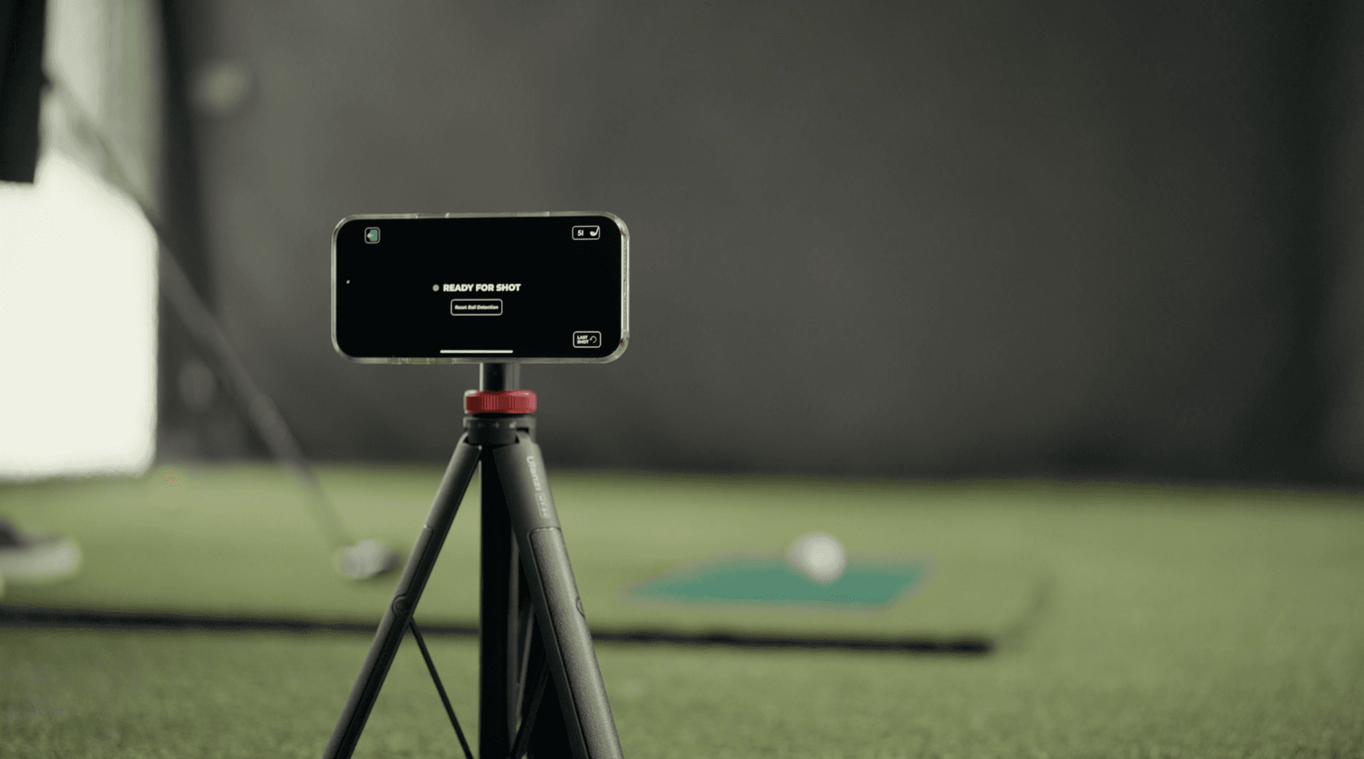 GolfTrak in use at driving range